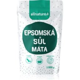 Allnature Epsom salt Mint sel de bain 1000 g