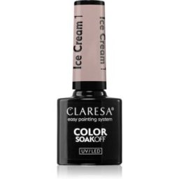 Claresa SoakOff UV/LED Color Ice Cream vernis à ongles gel teinte 1 5 g