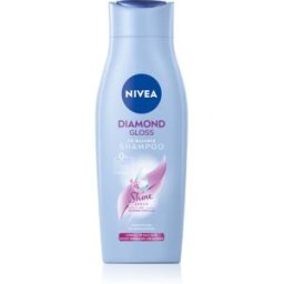 NIVEA Diamond Gloss shampoing traitant pour cheveux fatigués sans éclat 400 ml