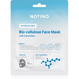 Notino Hydrating Bio-Cellulose Face Mask with Ceramides masque hydratant en tissu 25 g