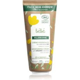 Klorane Bébé Calendula crème hydratante pour la peau de l'enfant s BIO měsíčkem lékařským 200 ml