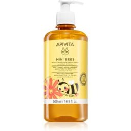 Apivita Mini Bees Gentle Kids Hair&Body wash Calendula&Honey gel lavant corps et cheveux 500 ml
