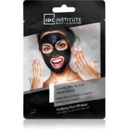 IDC Institute Charcoal Blackhead Mask masque peel-off contre les points noirs au charbon actif 15 g