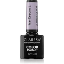 Claresa SoakOff UV/LED Color Ice Cream vernis à ongles gel teinte 2 5 g