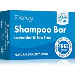 Friendly Soap Natural Shampoo Bar Lavender and Tea Tree savon naturel pour cheveux 95 g