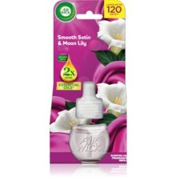 Air Wick Essential Oils Smooth Satin & Moon Lily recharge de diffuseur électrique 19 ml