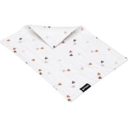 T-TOMI BIO Muslin Diaper Under the Head couche en mousseline pour placer sous la tête Love 30 x 40 cm 1 pcs
