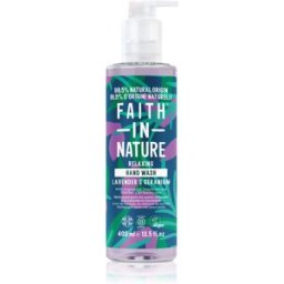 Faith In Nature Lavender & Geranium savon liquide naturel mains arôme lavande 400 ml