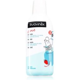 Suavinex Junior 6 y+ bain de bouche pour enfant saveur Strawberry 500 ml