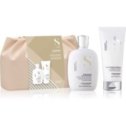 Alfaparf Milano Semi di Lino Diamond Duo Kit Coffret cadeau éclat et hydratation 2 pcs