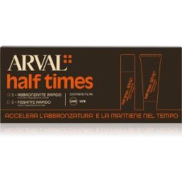 Arval Half Times Fast Tanning Bottle + Tube Set huile protectrice accélérateur de bronzage