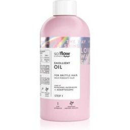 so!flow High Porosity Hair Emollient Oil huile hydratante pour cheveux cassants et stressés 150 ml