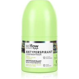 so!flow Antiperspirant With Postbiotic anti-transpirant roll-on 50 ml