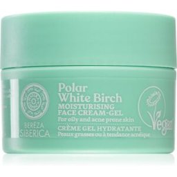 Natura Siberica Polar White Birch gel-crème hydratant pour peaux grasses et à problèmes 50 ml