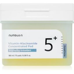 Numbuzin No. 5 Glutathione Vitamin Concentrated Toner Pad patchs tonifiants éclat et hydratation 70 pcs