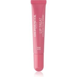 Dermacol Lip Treat brillant à lèvres hydratant teinte 5 Pink Kiss (Strawberries & Cream) 10 ml
