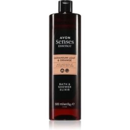 Avon Senses Essence Geranium Leaf & Orange essence de bain 500 ml