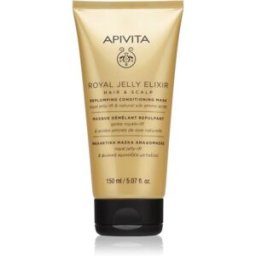 Apivita Royal Jelly Elixir Replumping Conditioning Mask après-shampoing et masque 2 en 1 150 ml