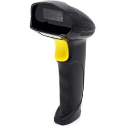 Qoltec Lecteur De Codes-barres 50853 Laser 1d 2d Black Black One Size unisex