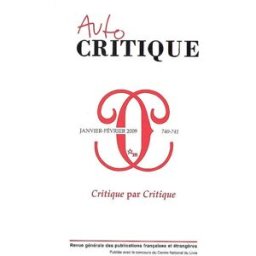 Critique, n° 740-741. Critique par Critique collectif Minuit