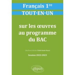 Français 1re : tout-en-un sur les oeuvres au programme du bac : session 2022-2023 arnaud, lucille Ellipses