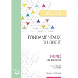 Fondamentaux du droit, DCG UE1 : énoncé, cas pratiques : nouveau programme Christine Alglave, Pascal Lainé Ed. Corroy