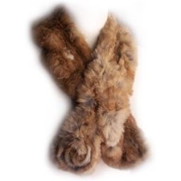 jay - echarpe col fourrure - marron naturel(lapin d'elevage) kappelmayr/sillober jay
