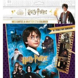 Harry Potter : mes cartes à gratter et à colorier : à l'école des sorciers Wizarding world Play Bac
