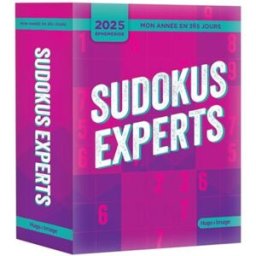 Mon année en 365 jours : 2025 : Sudokus experts collectif Hugo Image