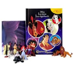 Disney Héros et Méchants - COMPTINES ET FIGURINES A préciser Editions Phidal