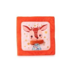 LILLIPUTIENS d'activités Stella l'éveil et l'empathie-Livre en Tissu avec Doudou Lapin-Histoires col JURATOYS