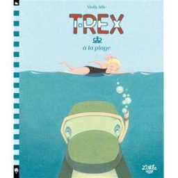 T.rex à la plage Molly Schaar Idle Little Urban