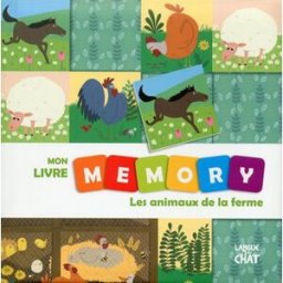 Mon livre memory : les animaux de la ferme Carine Fontaine, Prisca Le Tandé Langue au chat