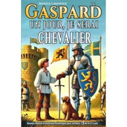 Gaspard-Un jour je serai chevalier : Roman illustré d’aventure historique pour enfants de 8 à 12 ans Laurence, Jessica JessicaL