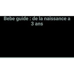 bebe guide : de la naissance a 3 ans solar