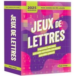Mon année en 365 jours : 2025 : Jeux de lettres Collectif Hugo Image