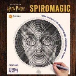Spiromagic, dans l'univers des films Harry Potter : colorie les spirales et tes personnages préférés Wizarding world Qilinn