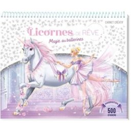 Licornes de rêve : Carnet créatif : Magie des Ballerines Alcouffe, Christine Play Bac