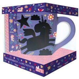 Mon mug magique licorne : 1 mug thermoréactif + 1 livre d'activités Louise Anglicas Deux coqs d'or