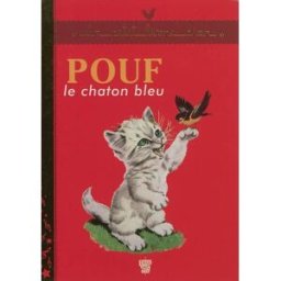 Pouf le chaton bleu Pierre Probst Deux coqs d'or