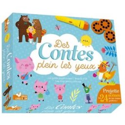Des contes plein les yeux : La petite poule rousse, Boucle d'Or et les trois ours, Les trois petits Aurélie Desfour, Lucile Ahrweiller Deux coqs d'or