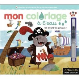 En avant les pirates ! : 6 planches à colorier et des infos documentaires Hyacinthe Gioanni Père Castor-Flammarion