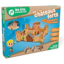 Les châteaux forts : Kit Pandacraft dès 3 ans : Construis ton incroyable château fort et joue à le d Pandacraft Pandacraft