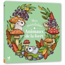 Mes mandalas animaux de la forêt Nanna Rosengren Deux coqs d'or