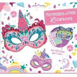 Mes masques en strass : licornes Lili la Baleine Play Bac