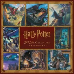 Harry Potter - Calendrier mural 2024 - Un mois par page - 30 x 30 cm - Produit officiel sous licence Pyramid Europe