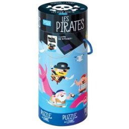 Les pirates : puzzle et livre Matteo Gaule Sassi Junior