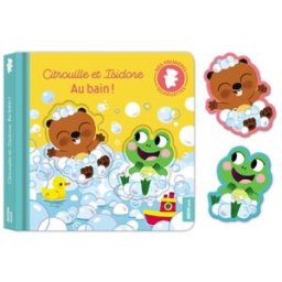 Citrouille et Isidore, au bain ! Virginie Hanna, Chris Chatterton Auzou éveil