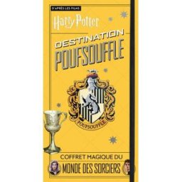 Destination Poufsouffle : d'après les films Harry Potter : coffret magique du monde des sorciers Wizarding world Gallimard-Jeunesse
