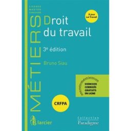 Droit du travail Bruno Siau Bruylant-Collection Paradigme